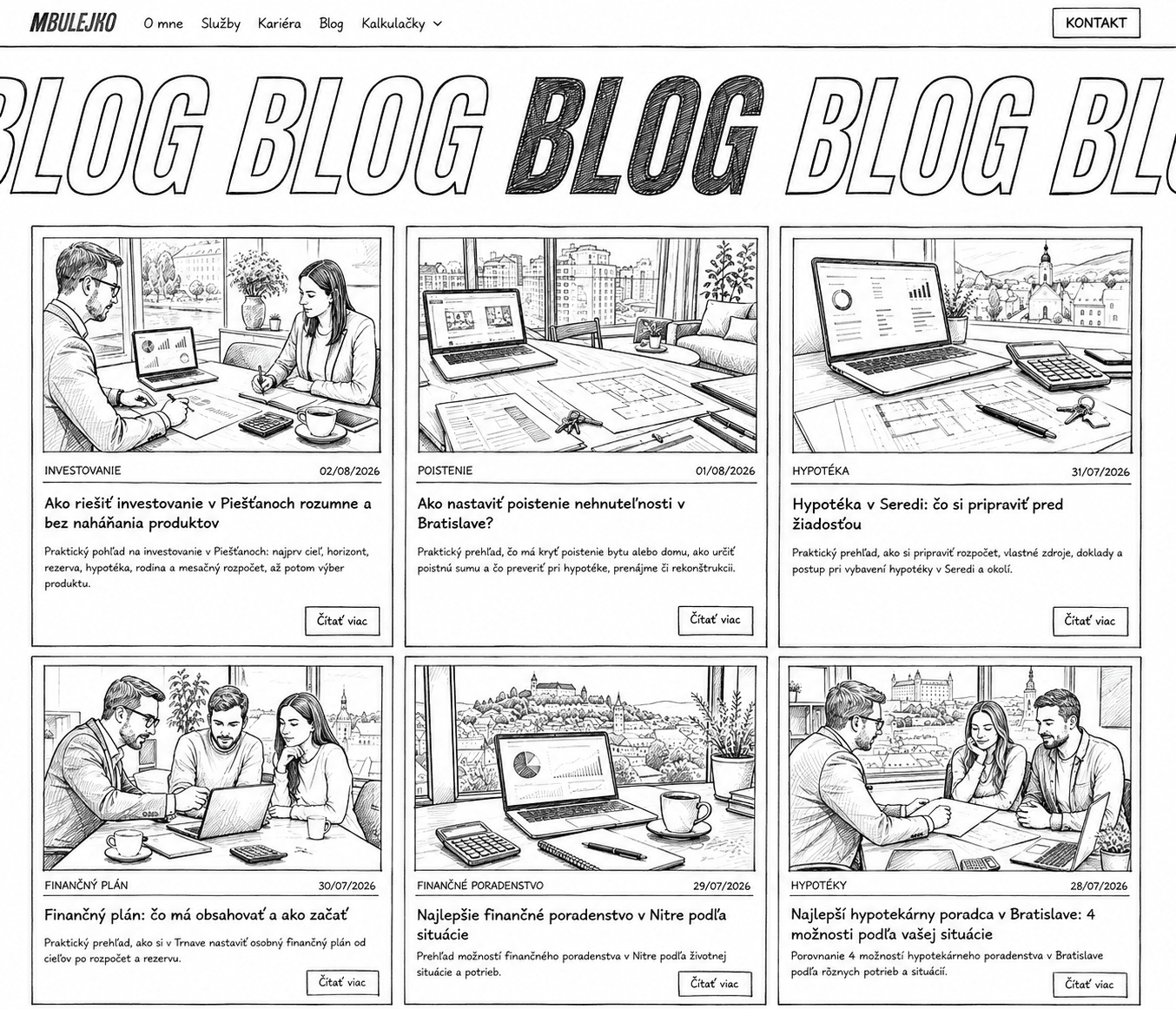 Blog Martina Bulejka